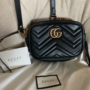 Mini GG Marmont chain shoulder bag